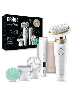 Braun Technik|Pflege & Gesundheit<Epilierer "Silk-épil 9-481 3D SkinSpa" in Weiß/ Gold