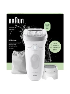 Braun Technik|Pflege & Gesundheit<Epilierer "Silk-épil 7 SE7-041" in Weiß/ Grau