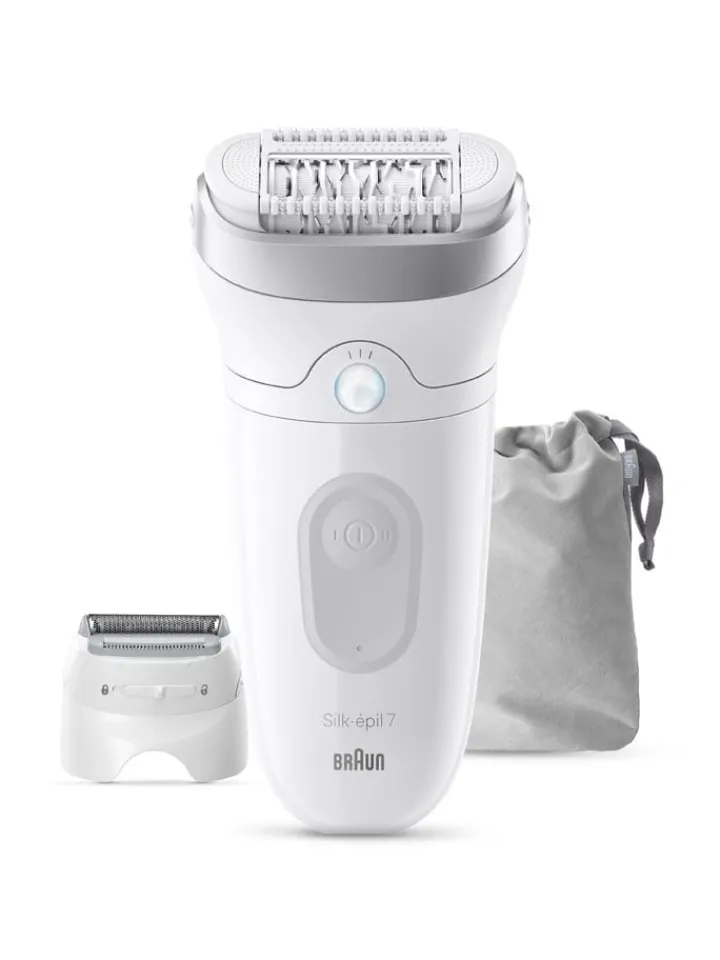 Braun Technik|Pflege & Gesundheit<Epilierer "Silk-épil 7 SE7-041" in Weiß/ Grau