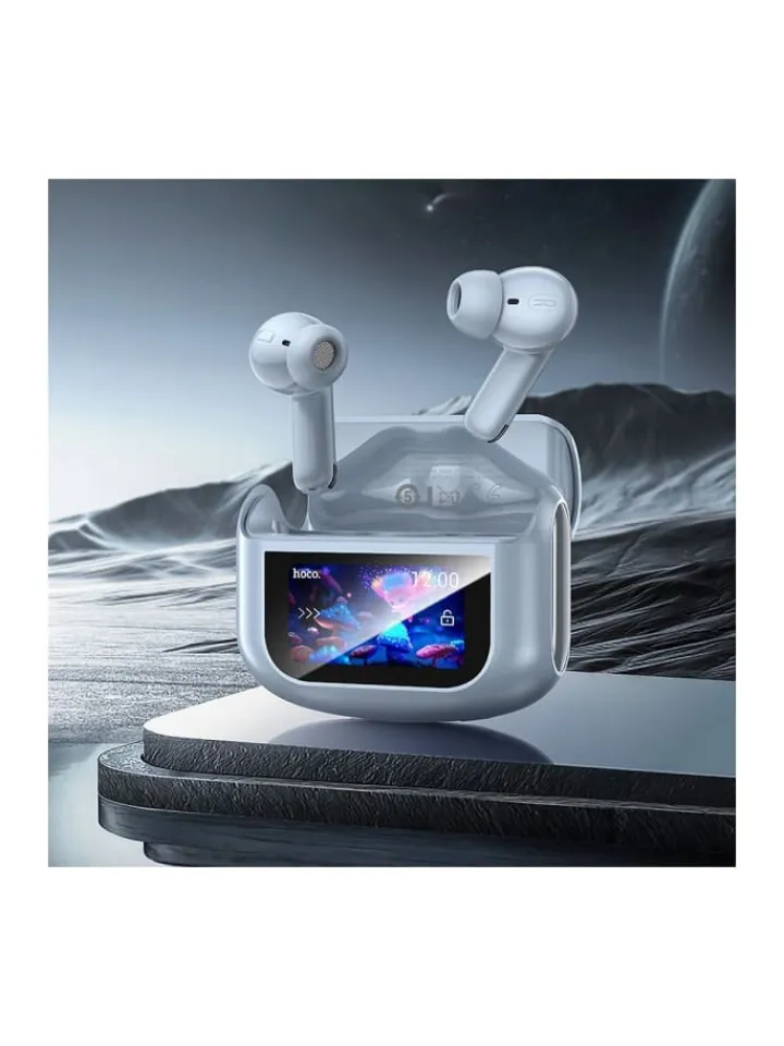 Wisam® Tv & Audio<EQ21 TWS Kopfhörer ANC+ENC Touchscreen Case Weiß