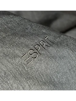 ESPRIT Kissen & Kissenhüllen<2er- Set: Renforcé-Kissenhüllen "E-Harp" in Anthrazit