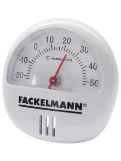 Fackelmann Klima & Haushalt<2er- Set: Thermometer in Weiß - Ø 6 cm