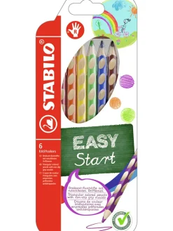 STABILO Büro- & Schulbedarf<Ergonomische Buntstifte - Rechtshänder " EASYcolors" - 6 Stück