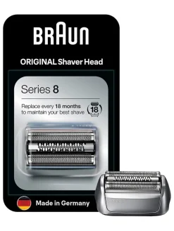 Braun Technik|Pflege & Gesundheit<Ersatz-Scherkopf "Series 8" in Silber