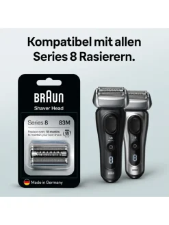 Braun Technik|Pflege & Gesundheit<Ersatz-Scherkopf "Series 8" in Silber