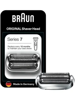 Braun Technik|Pflege & Gesundheit<Ersatz-Scherkopf "Series 7" in Silber
