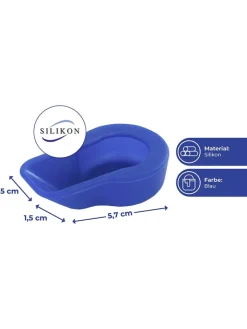 Maximex Putz- & Waschutensilien<2er-Set: Anti-Kalk-Caps in Blau - (B)5,7 x (H)3,5 x (T)1,5 cm
