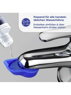 Maximex Putz- & Waschutensilien<2er-Set: Anti-Kalk-Caps in Blau - (B)5,7 x (H)3,5 x (T)1,5 cm