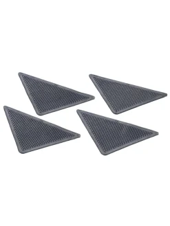 Maximex Weitere Haushaltshelfer<2er-Set: Antirutsch-Teppichecken in Schwarz - 2x 4 Stück