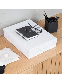 BigsoBox Kisten & Körbe<3er-Set: Aufbewahrungsboxen "Bessie" in Hellgrau