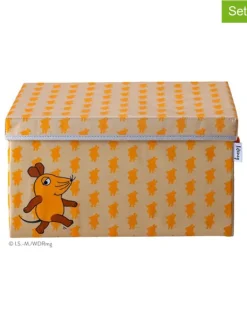 Lifeney Kisten & Körbe<2er-Set: Aufbewahrungsboxen "Mau" in Orange - (B)37 x (H)21 x (T)25 cm
