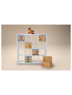 Lifeney Kisten & Körbe<2er-Set: Aufbewahrungsboxen "Mau" in Orange - (B)37 x (H)21 x (T)25 cm