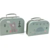 Andreu Toys Kisten & Körbe<2er-Set: Aufbewahrungskoffer in Mint