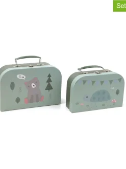 Andreu Toys Kisten & Körbe<2er-Set: Aufbewahrungskoffer in Mint