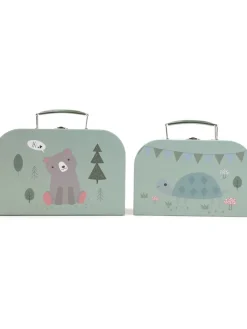 Andreu Toys Kisten & Körbe<2er-Set: Aufbewahrungskoffer in Mint