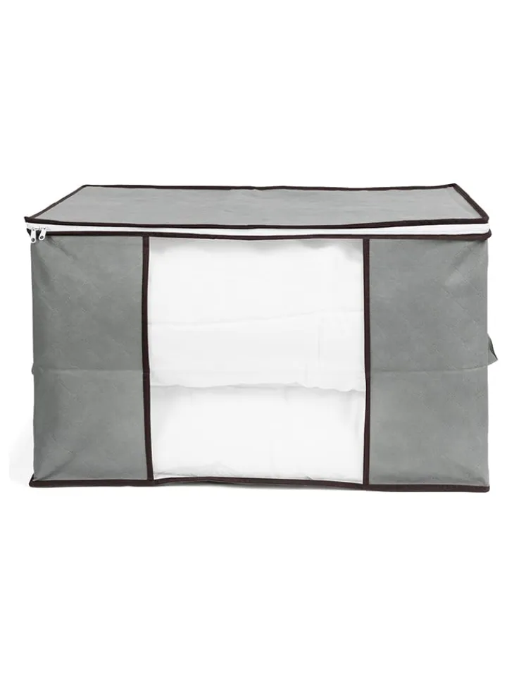 IDOMYA Essentials Kisten & Körbe<3er-Set: Aufbewahrungskorb in Grau - (B)60 x (H)35 x (T)43 cm