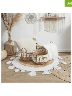 The Home Deco Kids Kisten & Körbe<3er-Set: Aufbewahrungskörbe in Natur/ Creme