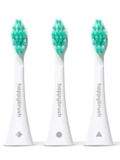 happybrush Technik|Zahn & Mundpflege<3er-Set: Aufsteckbürsten "Eco Vibe3+"