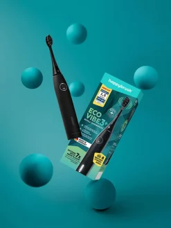 happybrush Zahn & Mundpflege<3er-Set: Aufsteckbürsten "Eco Vibe3+"