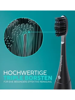 happybrush Zahn & Mundpflege<3er-Set: Aufsteckbürsten "Eco Vibe3+"