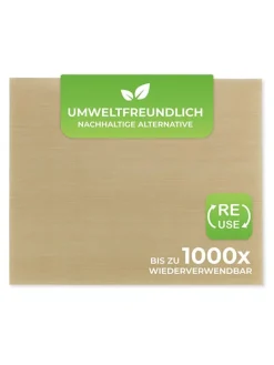 Wenko Koch- & Backutensilien<2er-Set: Backmatten in Beige - (L)36 x (B)42 cm