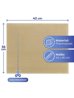 Wenko Koch- & Backutensilien<2er-Set: Backmatten in Beige - (L)36 x (B)42 cm