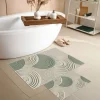 Mijolnir Badtextilien|Badtextilien<2er-Set: Badvorleger in Grün/ Beige