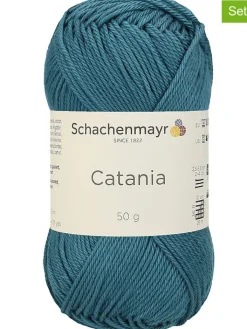 Schachenmayr since 1822 Kreativbedarf & Do-It-Yourself<10er-Set: Baumwollgarne ''Catania'' in Petrol - 10x 50 g