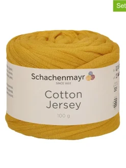 Schachenmayr since 1822 Kreativbedarf & Do-It-Yourself<9er-Set: Baumwoll-Mixgarne ''Cotton Jersey'' in Senf - 9x 100 g