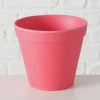 Boltze Kerzen, Vasen & Mehr<2er-Set: Übertöpfe "Giardino" in Pink - (H)9,5 Ø 11 cm