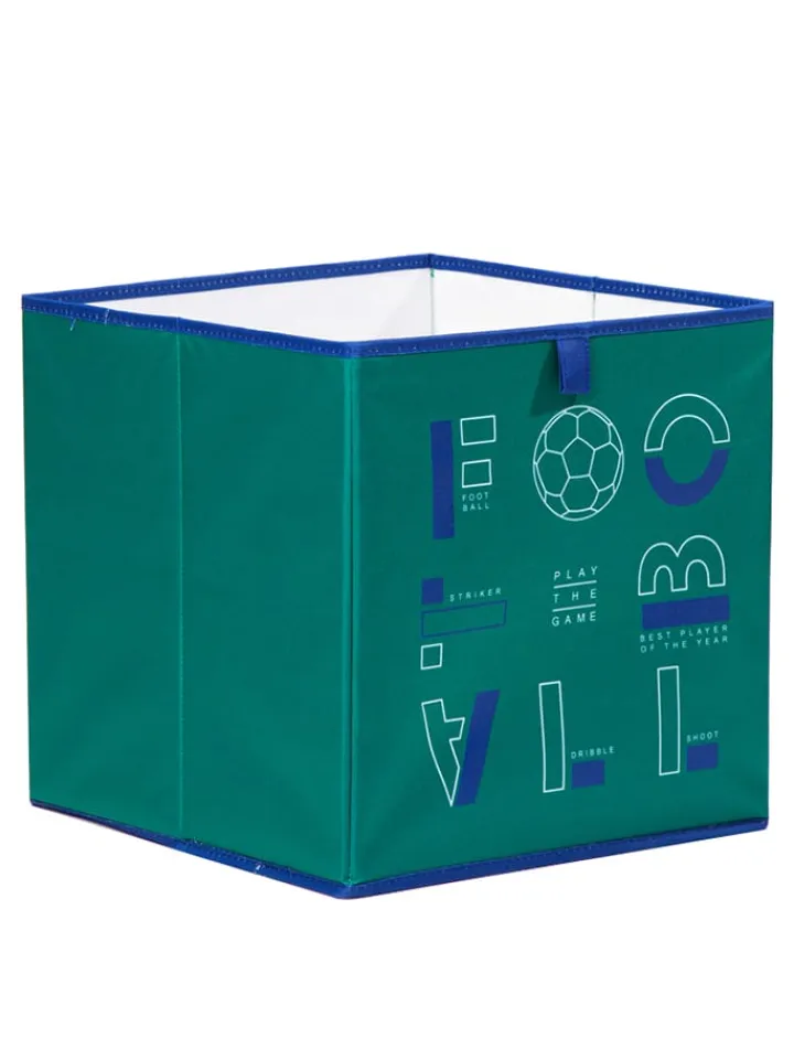 lamino Kisten & Körbe<2er-Set: Boxen in Blau/ Grün - (B)33 x (H)33 x (T)33 cm