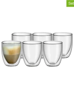 WMF Gedeckter Tisch<6er-Set: Cappuccinogläser "Kult" in Transparent - 250 ml