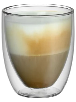 WMF Gedeckter Tisch<6er-Set: Cappuccinogläser "Kult" in Transparent - 250 ml