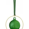 Blomus Weihnachtsschmuck<4er-Set: Christbaumkugeln in Grün - (H)8,5 x Ø 8cm