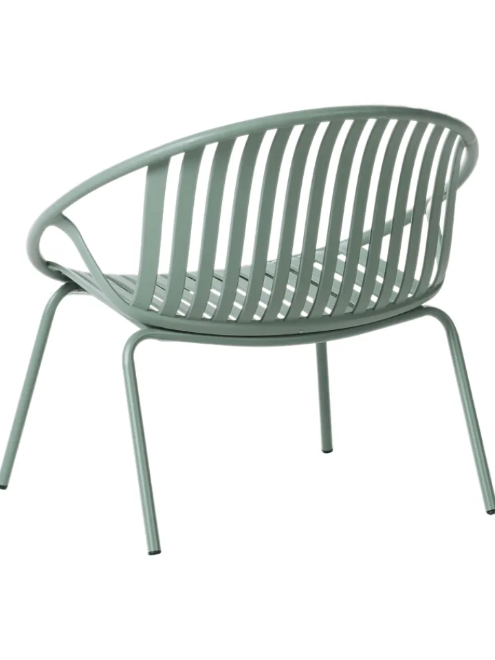 Beliani Gartenmöbel<4er-Set Cocktailsessel CASPERIA in Grün