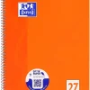 Oxford Büro- & Schulbedarf<5er-Set: Collegeblöcke " - Lineatur 27" in Orange - DIN A4