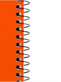 Oxford Büro- & Schulbedarf<5er-Set: Collegeblöcke " - Lineatur 27" in Orange - DIN A4