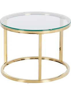 Beliani Tische<1er-Set Couchtisch GRANGE in Gold