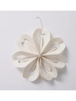 Boltze Wohndekoration<4er-Set: Dekoanhänger "Kassio" in Creme/ Beige - (H)5 cm