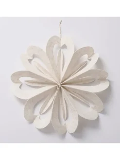 Boltze Wohndekoration<4er-Set: Dekoanhänger "Kassio" in Creme/ Beige - (H)6 cm