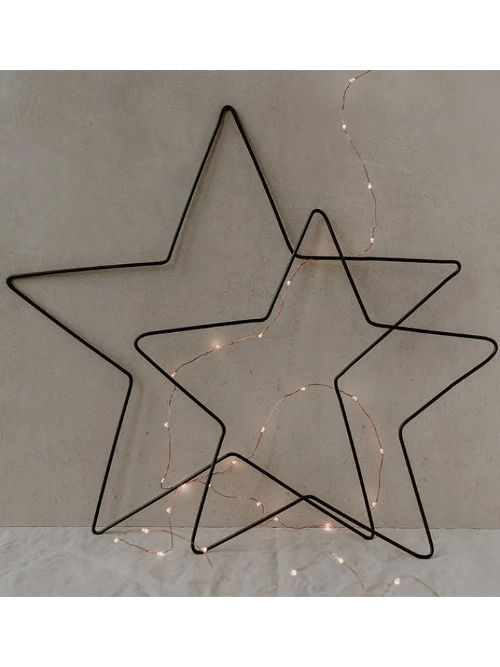 Eulenschnitt Wohndekoration<2er-Set: Dekoanhänger "Stern"