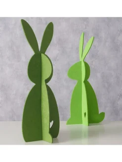 Boltze Dekofiguren & -Objekte<2er-Set: Dekofiguren "Freddo" in Grün - (H)59,7 cm