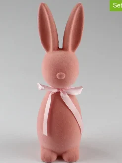 AM Design Dekofiguren & -Objekte<2er-Set: Dekofiguren ''Hase'' in Rosa - (B)5,5 x (H)18 x (T)5 cm