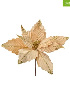 Clayre & Eef Wohndekoration<2er-Set: Dekopflanzen in Beige/ Gold - (H)36 cm