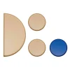 Design Letters Dekoschalen<4er-Set: Dekoschalen in Beige/ Blau
