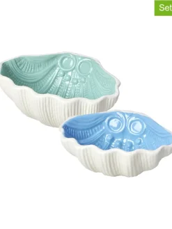 Rice Dekoschalen<2er-Set: Dekoschalen in Blau/ Mint