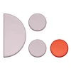 Design Letters Dekoschalen<4er-Set: Dekoschalen in Lila/ Orange