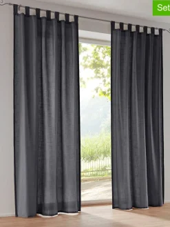 heine home Gardinen, Jalousien & Rollos<2er-Set: Dekostores in Schwarz