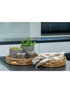 House Nordic Dekoschalen<3er-Set: Dekotabletts in Natur