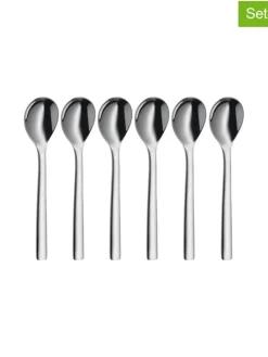 WMF Gedeckter Tisch<6er-Set: Edelstahl-Eierlöffel ''Nuova 233'' - (L)12 cm